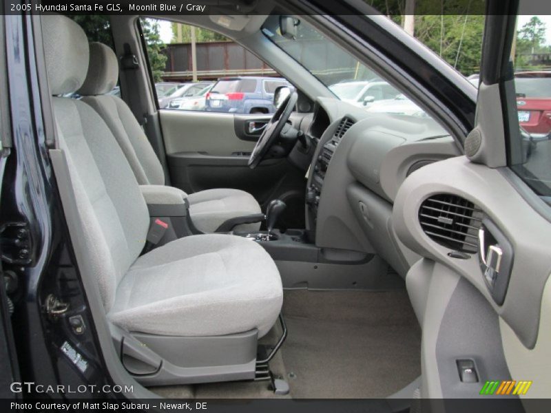 Moonlit Blue / Gray 2005 Hyundai Santa Fe GLS