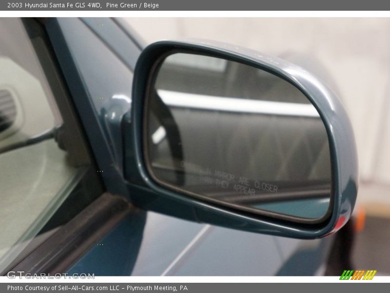 Pine Green / Beige 2003 Hyundai Santa Fe GLS 4WD
