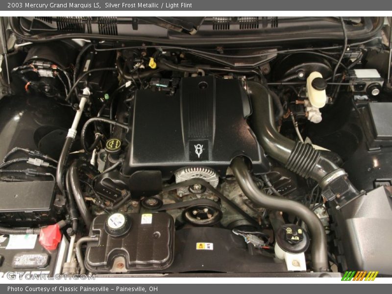 Silver Frost Metallic / Light Flint 2003 Mercury Grand Marquis LS