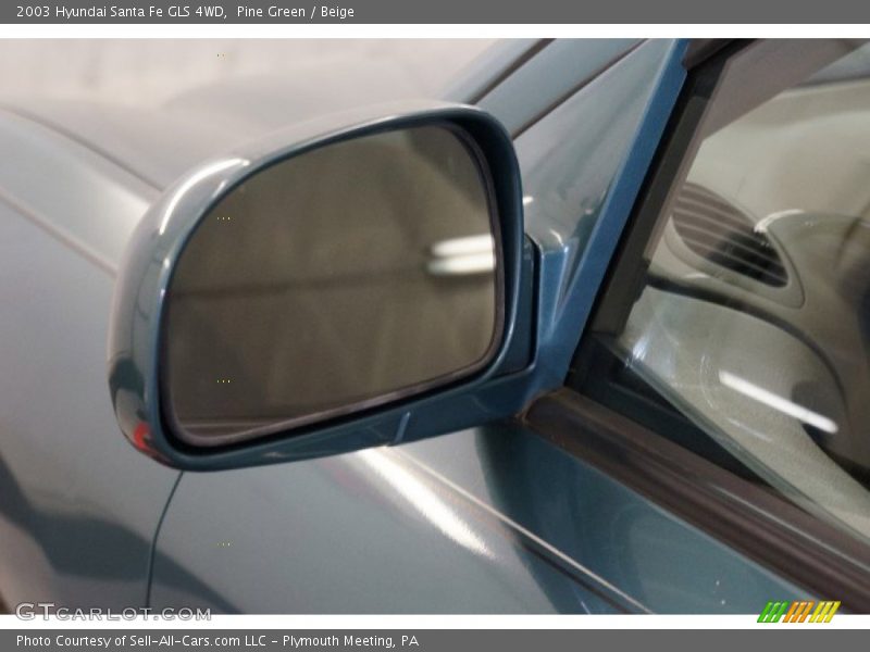 Pine Green / Beige 2003 Hyundai Santa Fe GLS 4WD