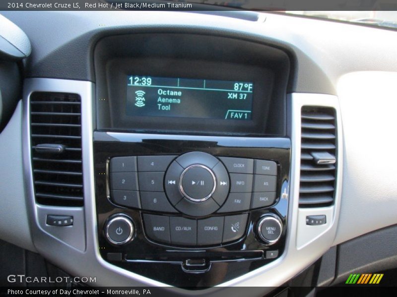 Red Hot / Jet Black/Medium Titanium 2014 Chevrolet Cruze LS