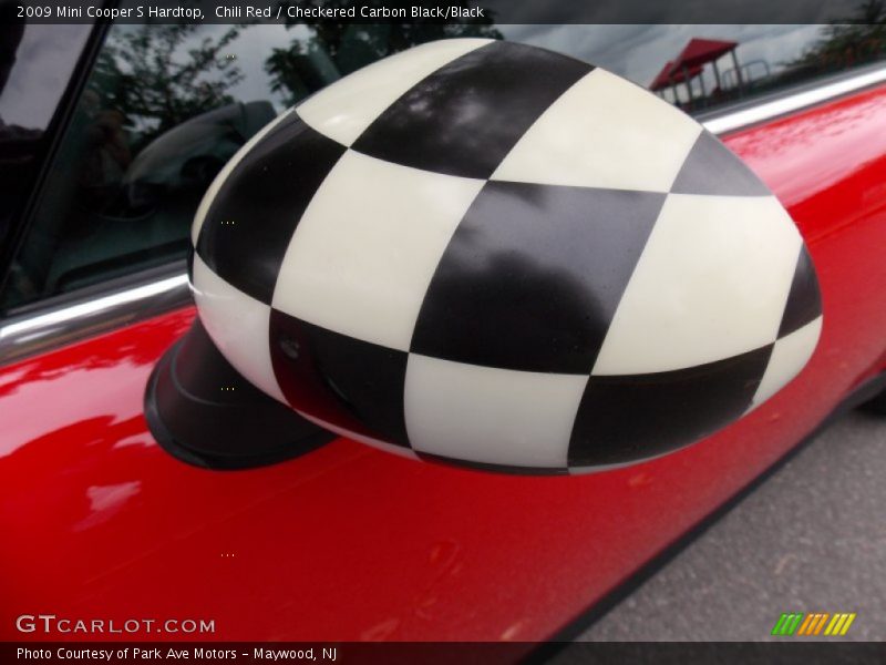 Chili Red / Checkered Carbon Black/Black 2009 Mini Cooper S Hardtop