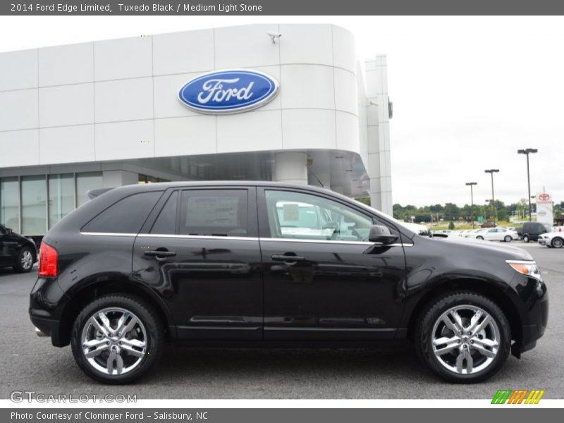Tuxedo Black / Medium Light Stone 2014 Ford Edge Limited