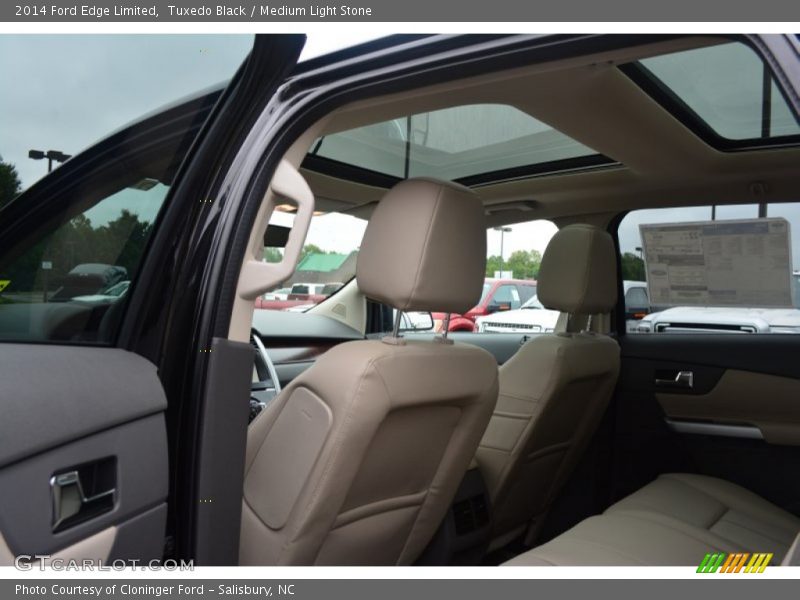 Tuxedo Black / Medium Light Stone 2014 Ford Edge Limited
