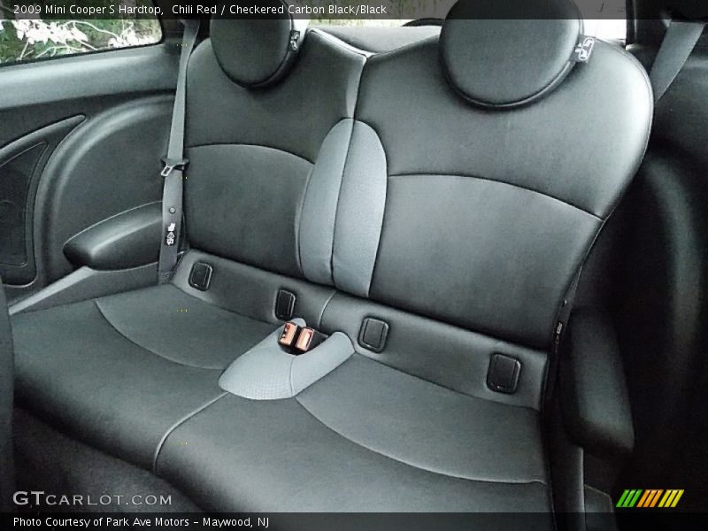 Chili Red / Checkered Carbon Black/Black 2009 Mini Cooper S Hardtop