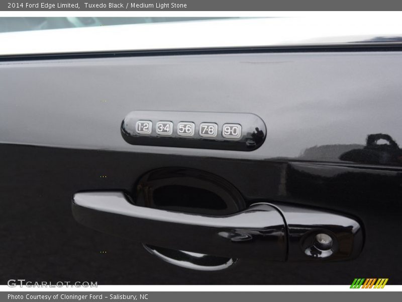 Tuxedo Black / Medium Light Stone 2014 Ford Edge Limited
