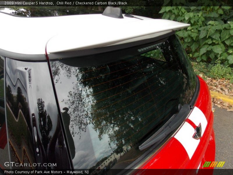 Chili Red / Checkered Carbon Black/Black 2009 Mini Cooper S Hardtop