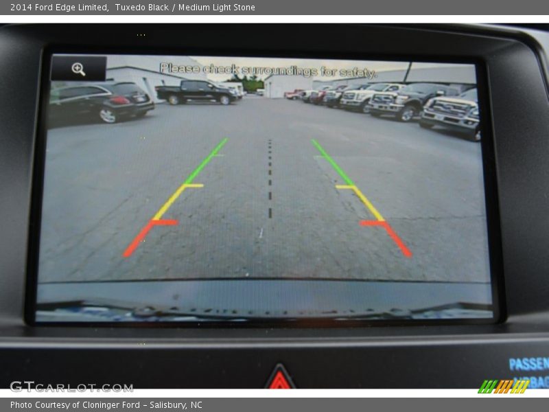 Tuxedo Black / Medium Light Stone 2014 Ford Edge Limited