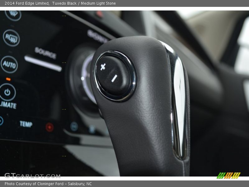 Tuxedo Black / Medium Light Stone 2014 Ford Edge Limited