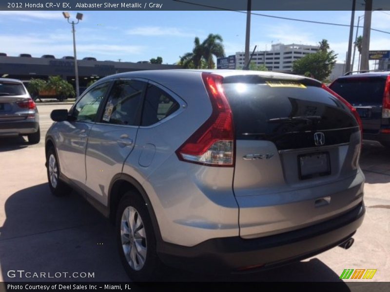 Alabaster Silver Metallic / Gray 2012 Honda CR-V EX