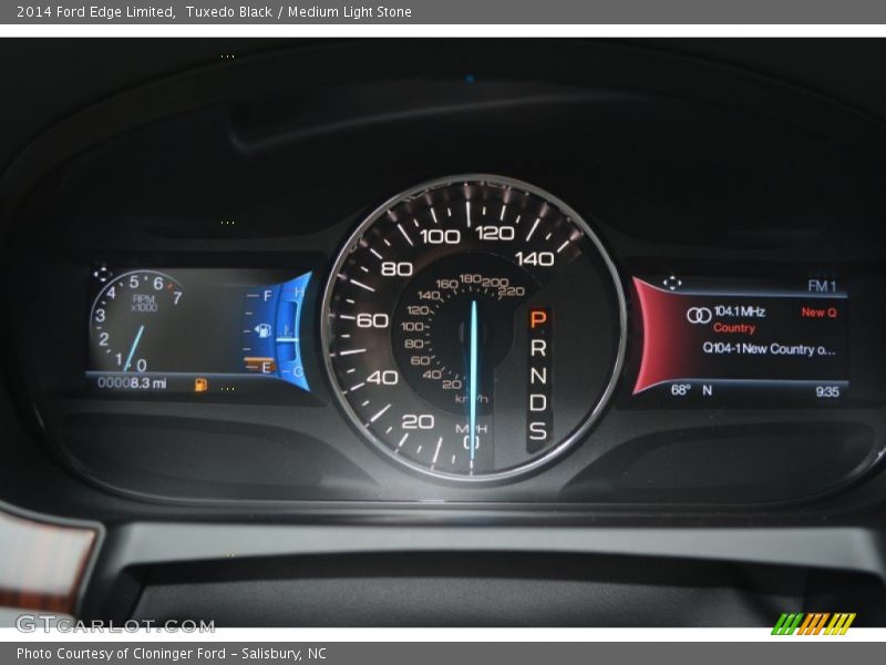 Tuxedo Black / Medium Light Stone 2014 Ford Edge Limited