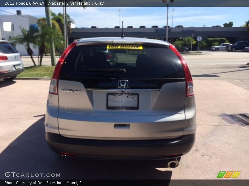 Alabaster Silver Metallic / Gray 2012 Honda CR-V EX