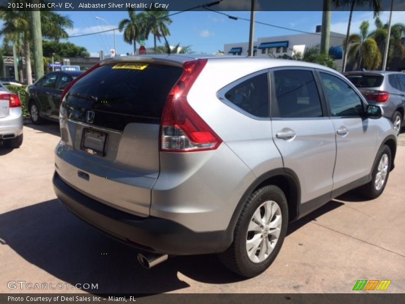 Alabaster Silver Metallic / Gray 2012 Honda CR-V EX