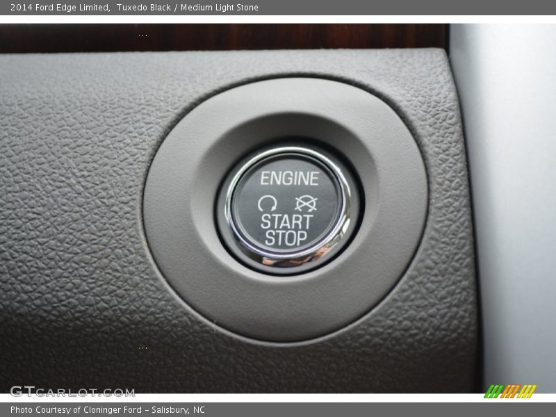 Tuxedo Black / Medium Light Stone 2014 Ford Edge Limited