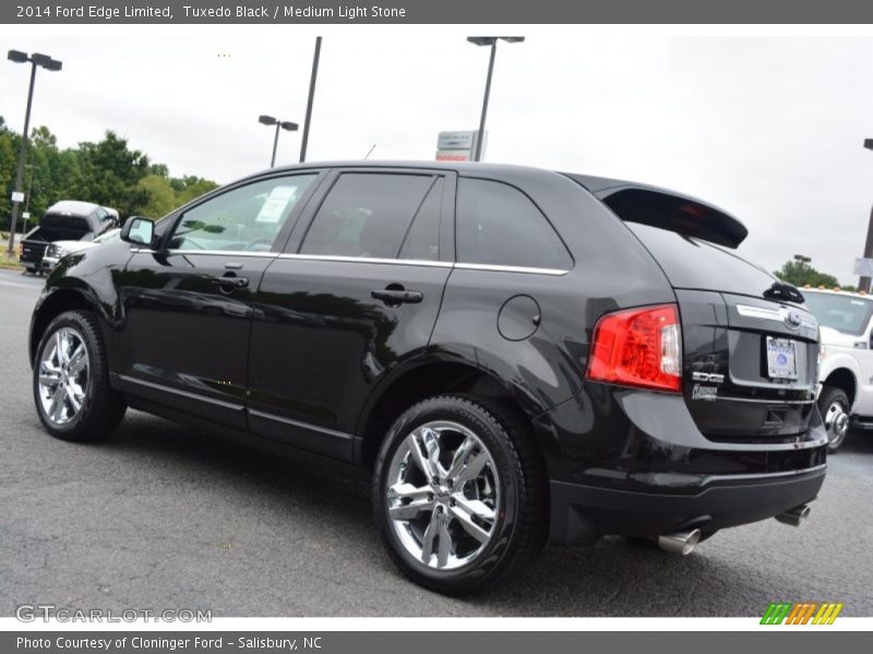 Tuxedo Black / Medium Light Stone 2014 Ford Edge Limited