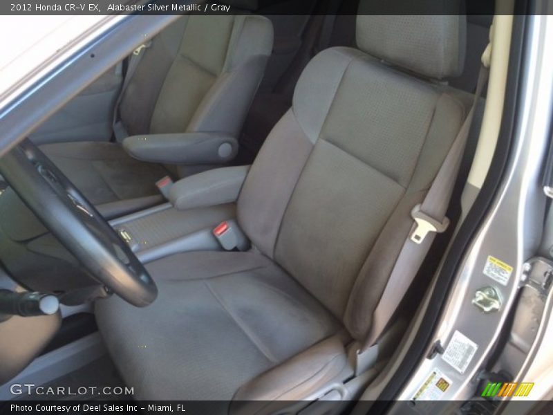 Alabaster Silver Metallic / Gray 2012 Honda CR-V EX
