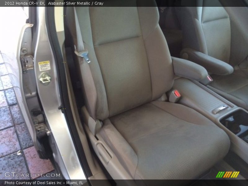 Alabaster Silver Metallic / Gray 2012 Honda CR-V EX