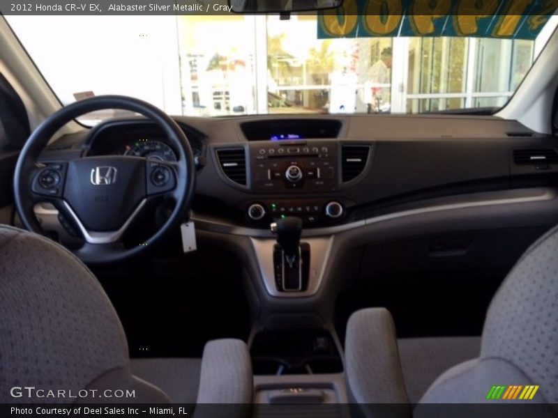 Alabaster Silver Metallic / Gray 2012 Honda CR-V EX
