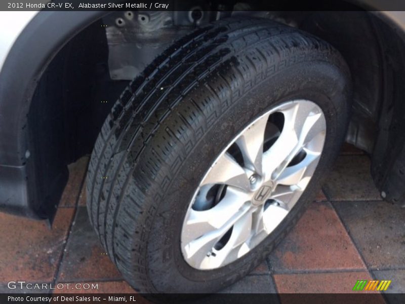 Alabaster Silver Metallic / Gray 2012 Honda CR-V EX
