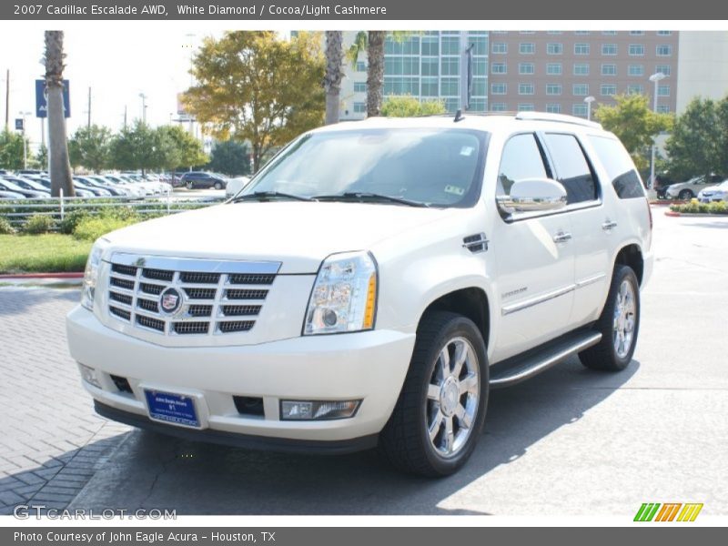 White Diamond / Cocoa/Light Cashmere 2007 Cadillac Escalade AWD