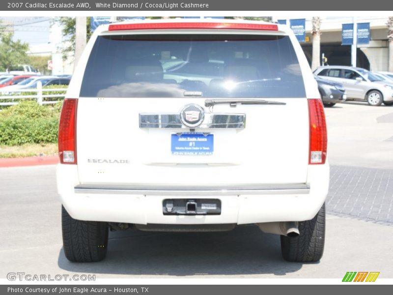 White Diamond / Cocoa/Light Cashmere 2007 Cadillac Escalade AWD
