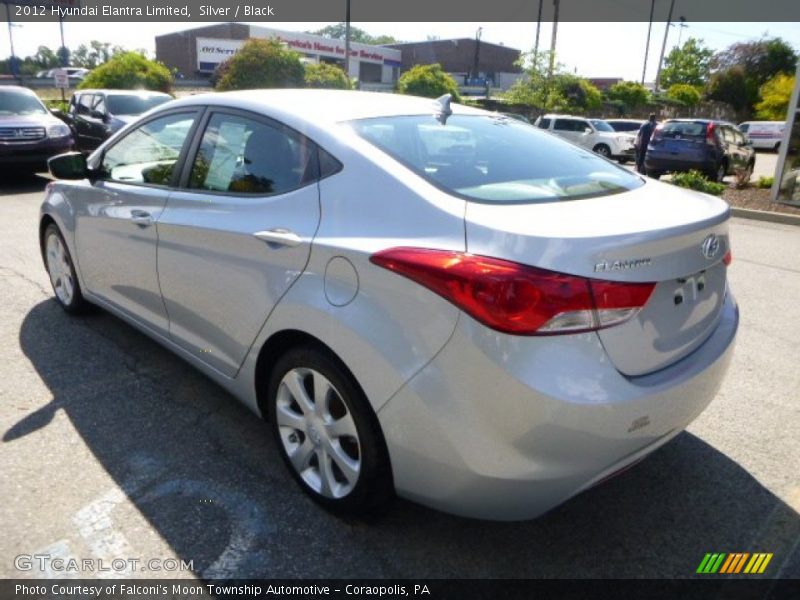 Silver / Black 2012 Hyundai Elantra Limited