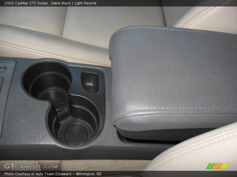 Sable Black / Light Neutral 2003 Cadillac CTS Sedan