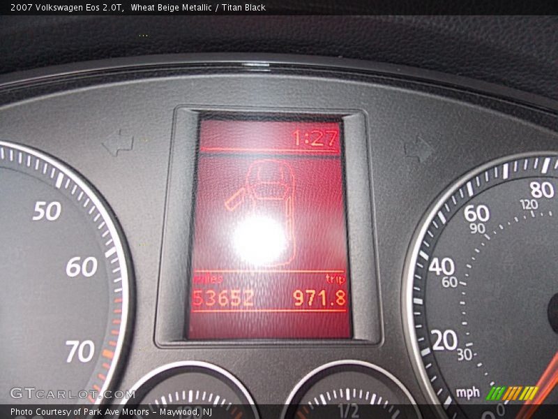 Wheat Beige Metallic / Titan Black 2007 Volkswagen Eos 2.0T