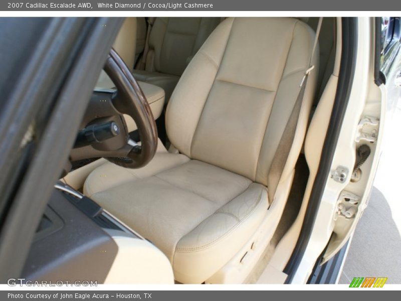 White Diamond / Cocoa/Light Cashmere 2007 Cadillac Escalade AWD