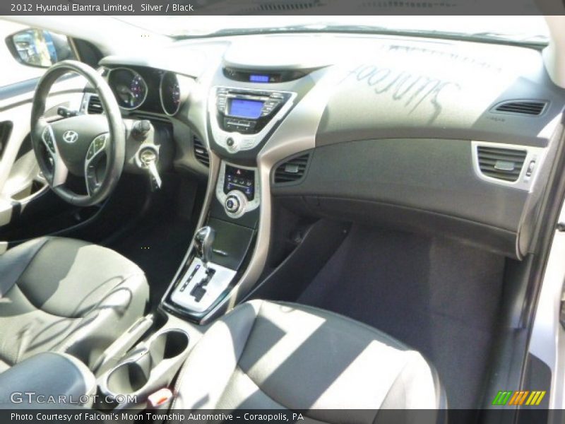 Silver / Black 2012 Hyundai Elantra Limited