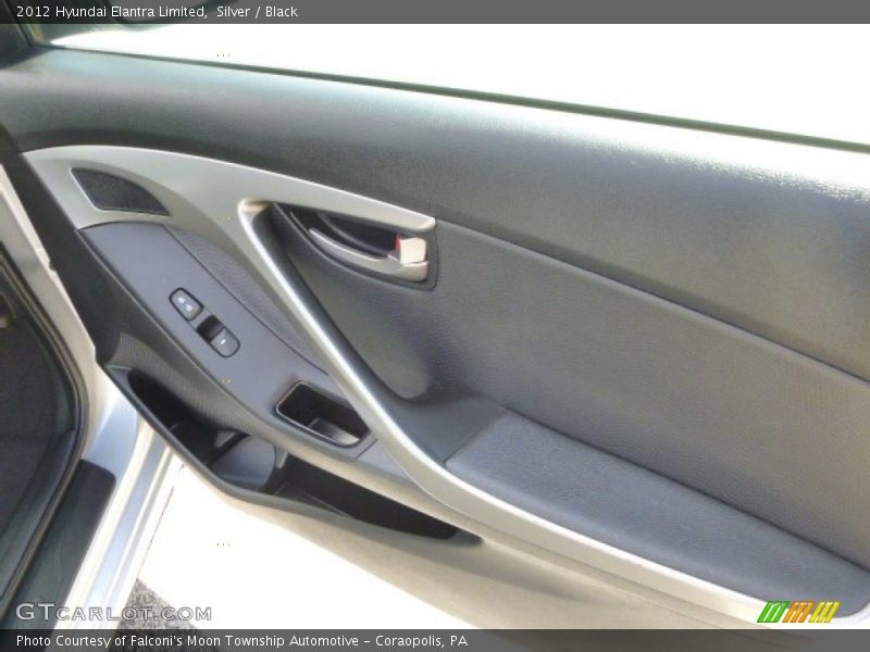 Silver / Black 2012 Hyundai Elantra Limited