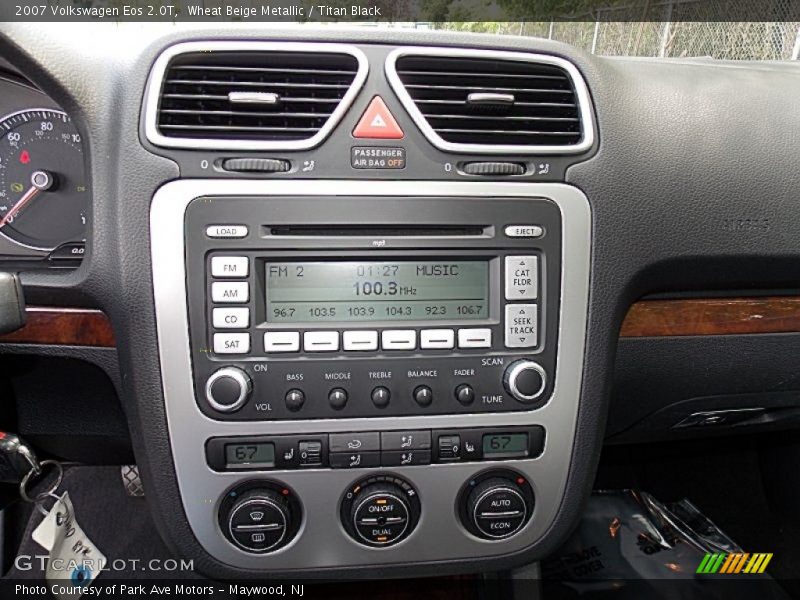 Wheat Beige Metallic / Titan Black 2007 Volkswagen Eos 2.0T
