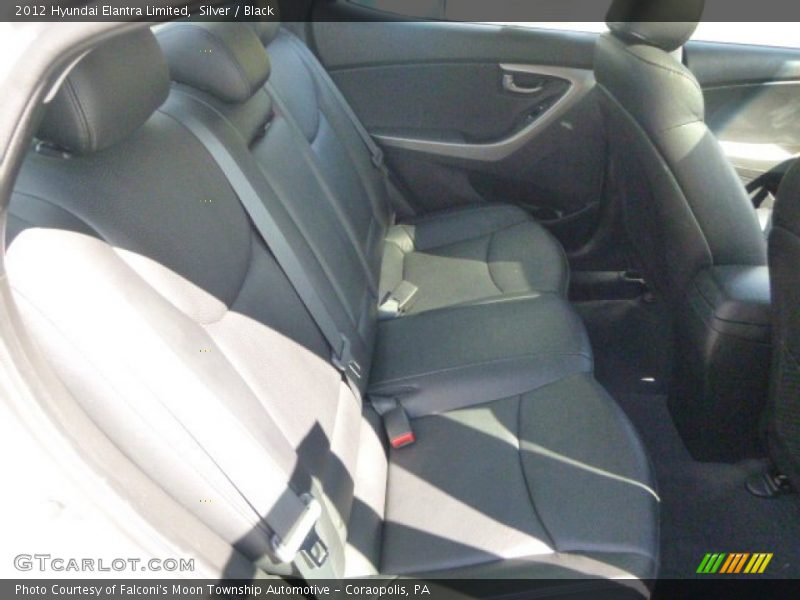 Silver / Black 2012 Hyundai Elantra Limited