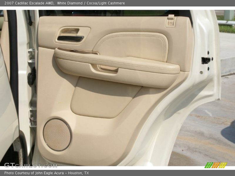 White Diamond / Cocoa/Light Cashmere 2007 Cadillac Escalade AWD