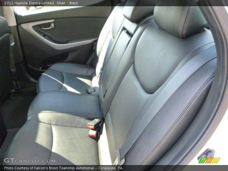Silver / Black 2012 Hyundai Elantra Limited