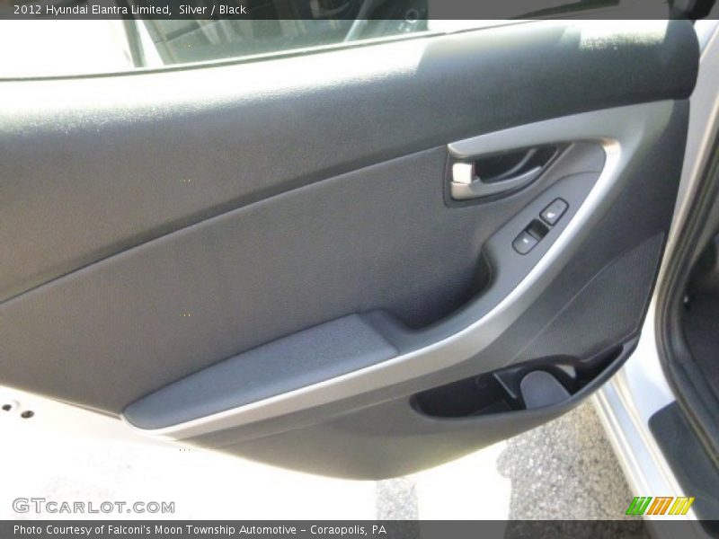 Silver / Black 2012 Hyundai Elantra Limited
