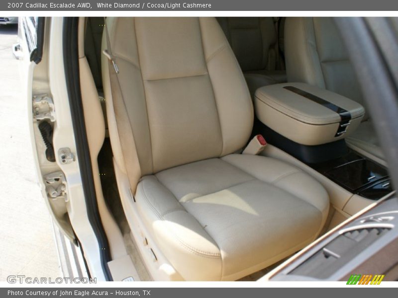 White Diamond / Cocoa/Light Cashmere 2007 Cadillac Escalade AWD