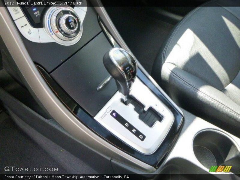 Silver / Black 2012 Hyundai Elantra Limited