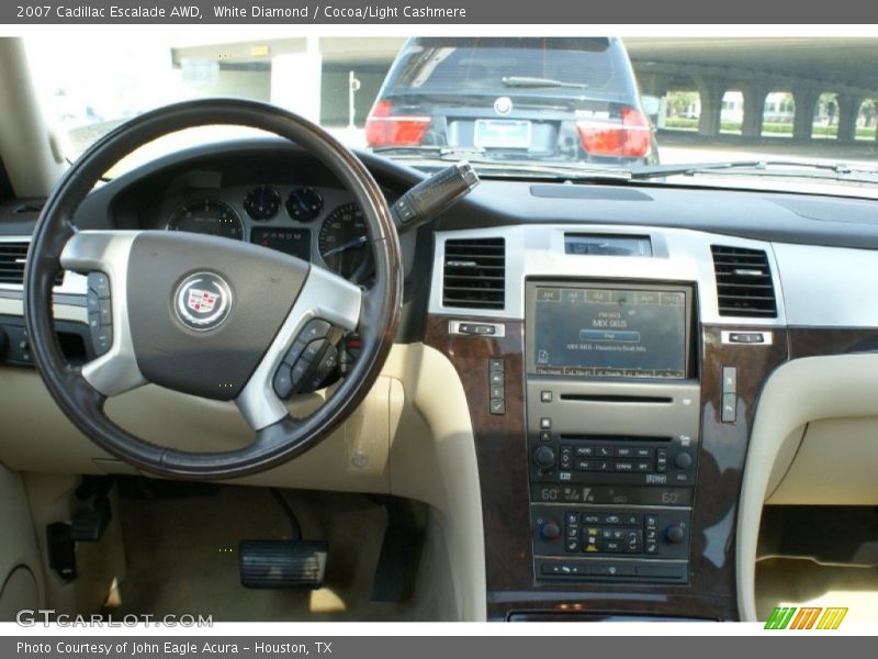 White Diamond / Cocoa/Light Cashmere 2007 Cadillac Escalade AWD