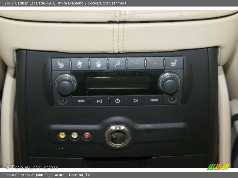 White Diamond / Cocoa/Light Cashmere 2007 Cadillac Escalade AWD