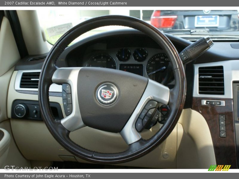White Diamond / Cocoa/Light Cashmere 2007 Cadillac Escalade AWD
