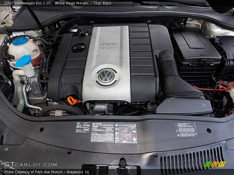 Wheat Beige Metallic / Titan Black 2007 Volkswagen Eos 2.0T