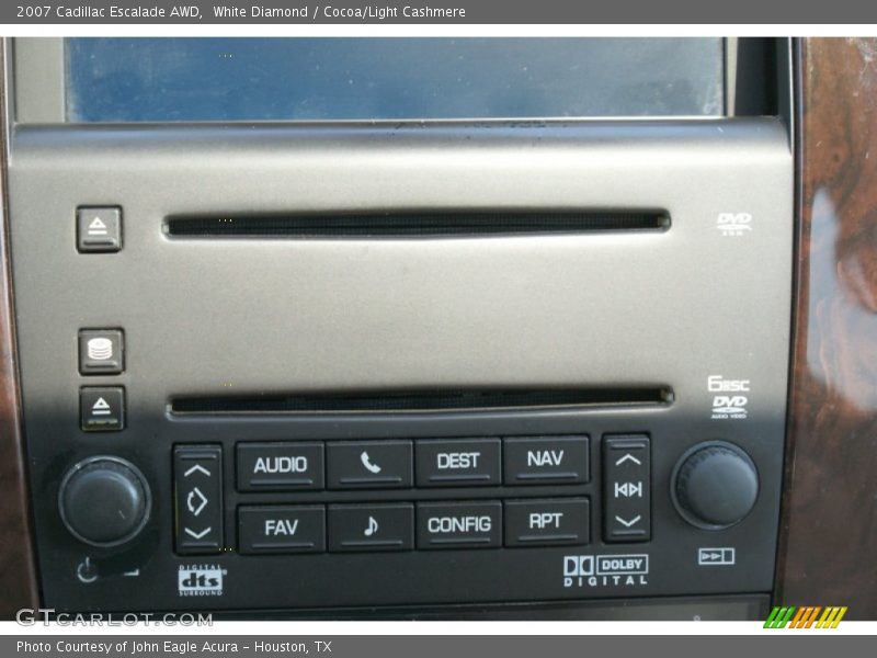 White Diamond / Cocoa/Light Cashmere 2007 Cadillac Escalade AWD