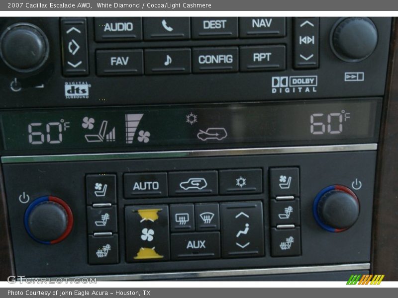 White Diamond / Cocoa/Light Cashmere 2007 Cadillac Escalade AWD