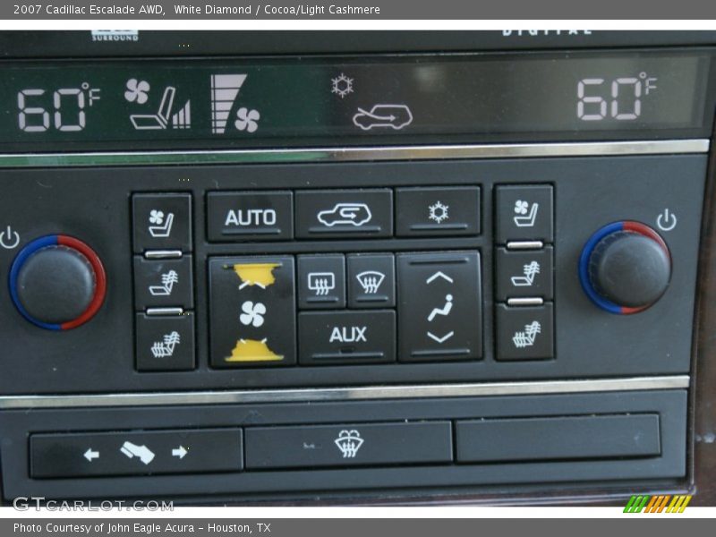 White Diamond / Cocoa/Light Cashmere 2007 Cadillac Escalade AWD