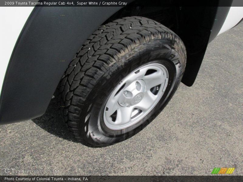 Super White / Graphite Gray 2009 Toyota Tacoma Regular Cab 4x4