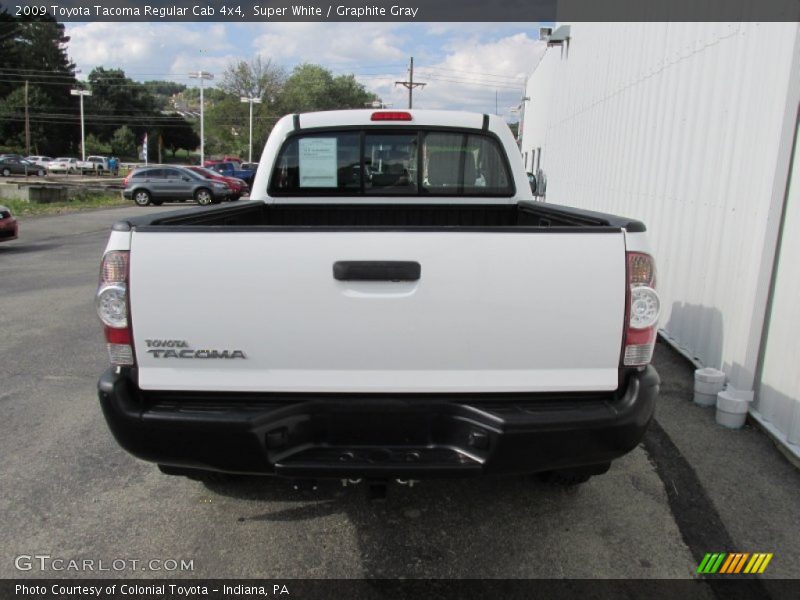 Super White / Graphite Gray 2009 Toyota Tacoma Regular Cab 4x4