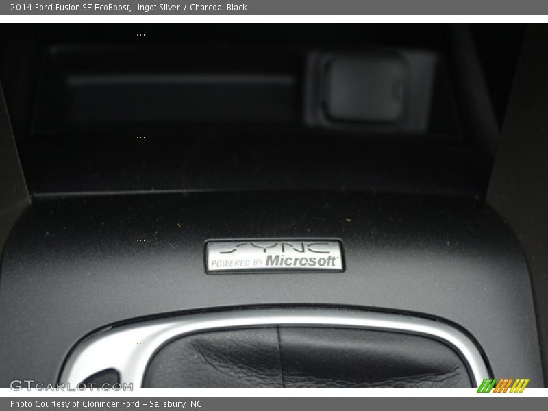 Ingot Silver / Charcoal Black 2014 Ford Fusion SE EcoBoost