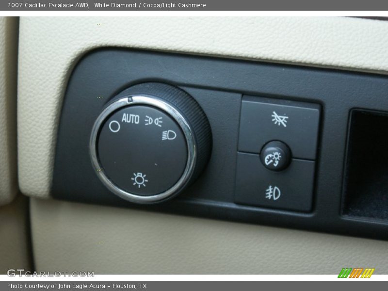 White Diamond / Cocoa/Light Cashmere 2007 Cadillac Escalade AWD