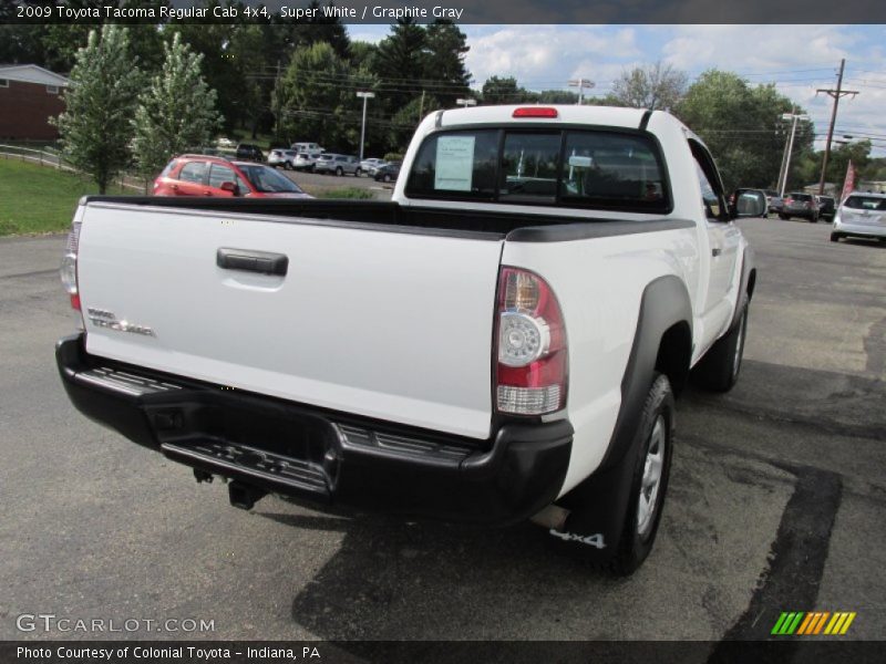 Super White / Graphite Gray 2009 Toyota Tacoma Regular Cab 4x4